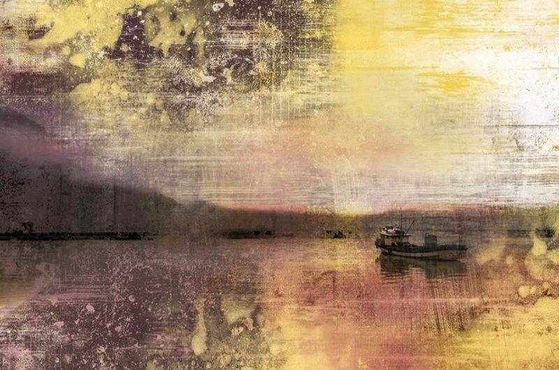 Chile Tortel 11 - Digitale Malerei, Fotografie, Lack auf Leinwand  - 2025 - 120 x 180 cm   Chile Tortel 11 - Digitale Malerei, Fotografie, Lack auf Leinwand  - 2025 - 120 x 180 cm