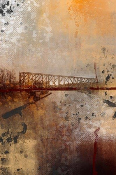 Deutschland Ruhrgebiet 14  - Digitale Malerei, Fotografie, Lack auf Leinwand - 2024 - 300 x 200 cm   Deutschland Ruhrgebiet 14  - Digitale Malerei, Fotografie, Lack auf Leinwand - 2024 - 300 x 200 cm