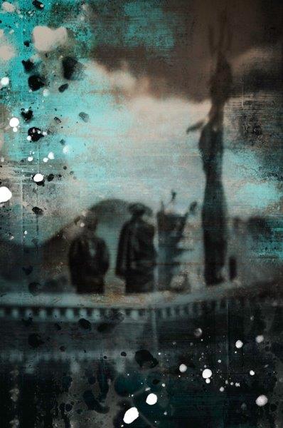 Reminiszenz Indien Ladakh Chemdey 03  - Digitale Malerei, Lochbildfotografie, Acryl, Lack auf Leinwand - 2025 - 60 x 40 cm   Reminiszenz Indien Ladakh Chemdey 03  - Digitale Malerei, Lochbildfotografie, Acryl, Lack auf Leinwand - 2025 - 60 x 40 cm